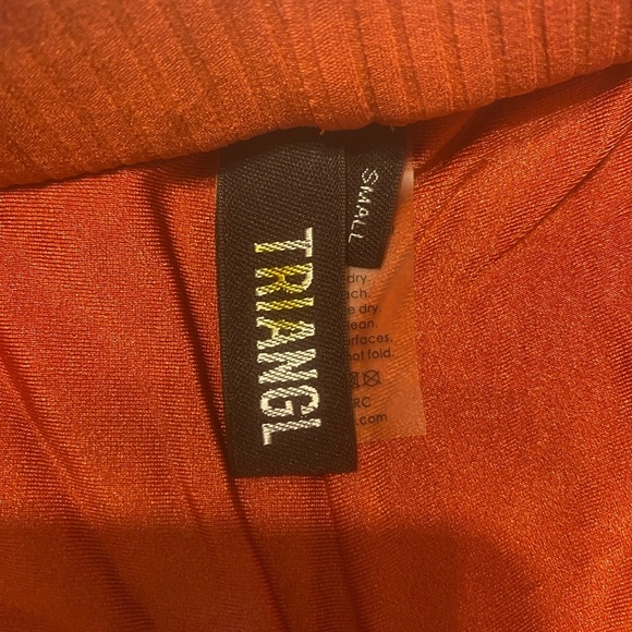 Triangl Orange Leggings Size Small B4 - Picture 3 of 3